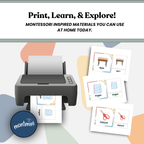 School Items: 3 Part Montessori Urdu Language Flashcards