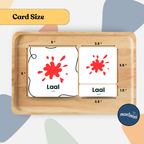 Colours: 3 Part Montessori Urdu Language Flashcards