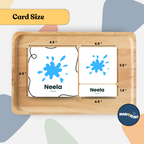 All About Me Bundle: 3 Part Montessori Urdu Language Flashcards